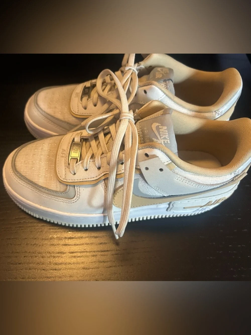 Nike Air Force 1 Low Shadow Sail Tan Women’s Size 6.5